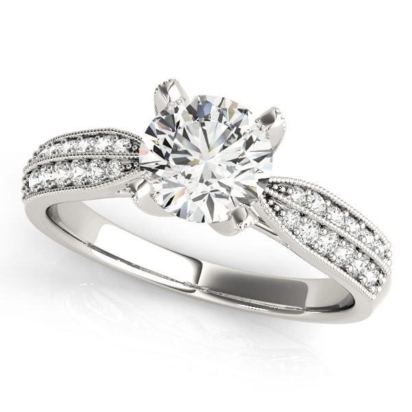 Amazing Wholesale Jewelry - Round Engagement Ring 23977083735