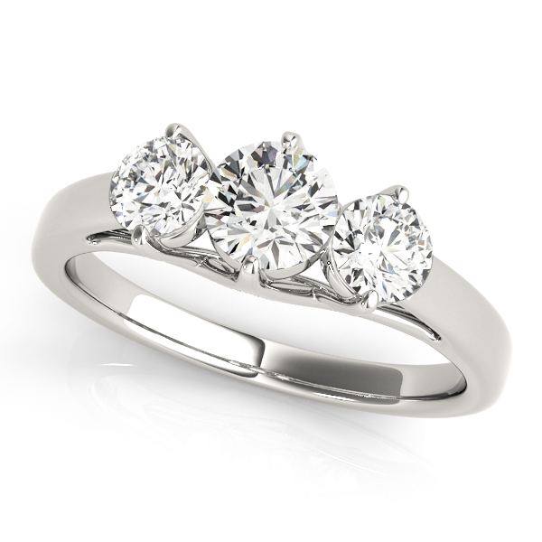 Amazing Wholesale Jewelry - Round Engagement Ring 23977083821-1/4