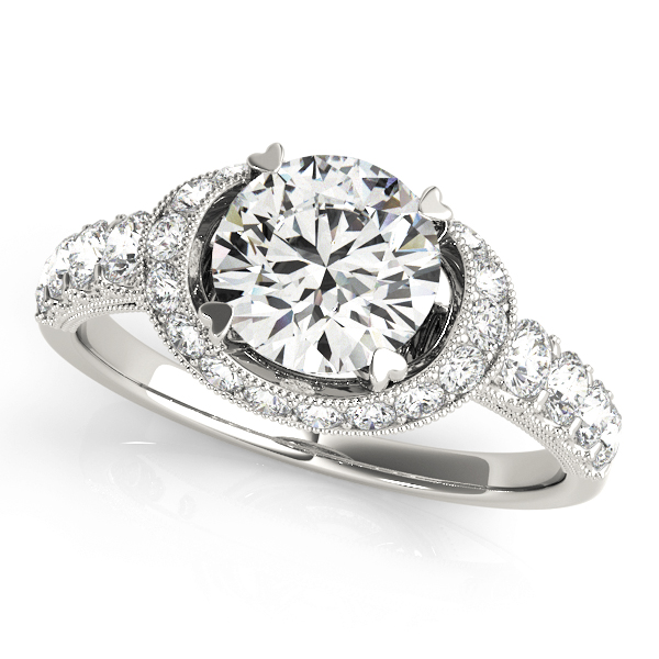 Amazing Wholesale Jewelry - Round Engagement Ring 23977083890