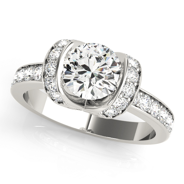 Amazing Wholesale Jewelry - Round Engagement Ring 23977084041-1/2