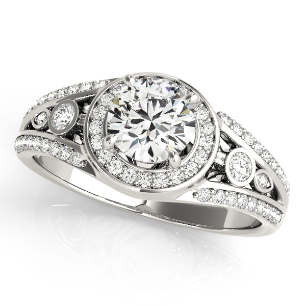 Amazing Wholesale Jewelry - Round Engagement Ring 23977084058-1/2