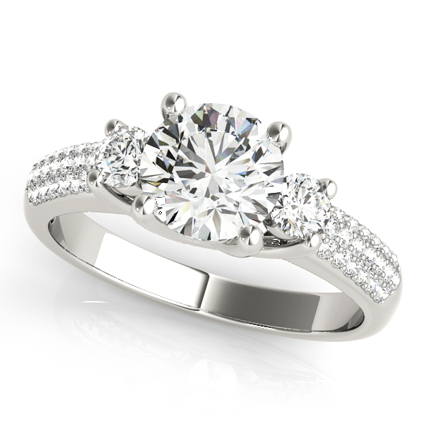 Amazing Wholesale Jewelry - Round Engagement Ring 23977084177