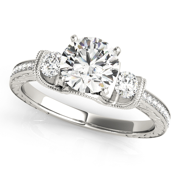Amazing Wholesale Jewelry - Peg Ring Engagement Ring 23977084327-B