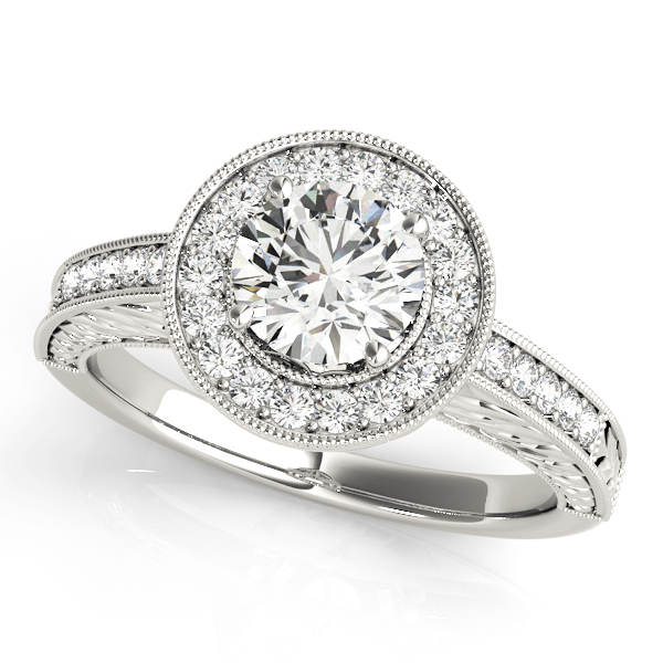 Amazing Wholesale Jewelry - Round Engagement Ring 23977084509-4