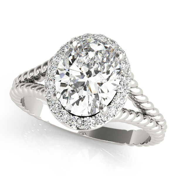 Amazing Wholesale Jewelry - Oval Engagement Ring 23977084667-7X5