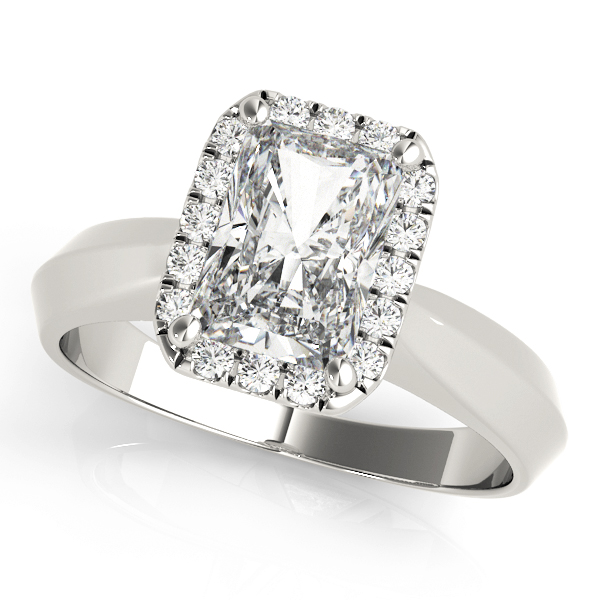 Amazing Wholesale Jewelry - Emerald Cut Engagement Ring 23977084733-6.5X4.5