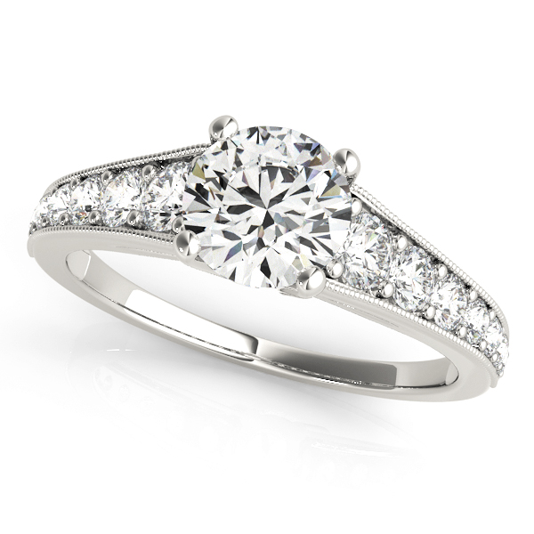 Amazing Wholesale Jewelry - Round Engagement Ring 23977084845-1/2
